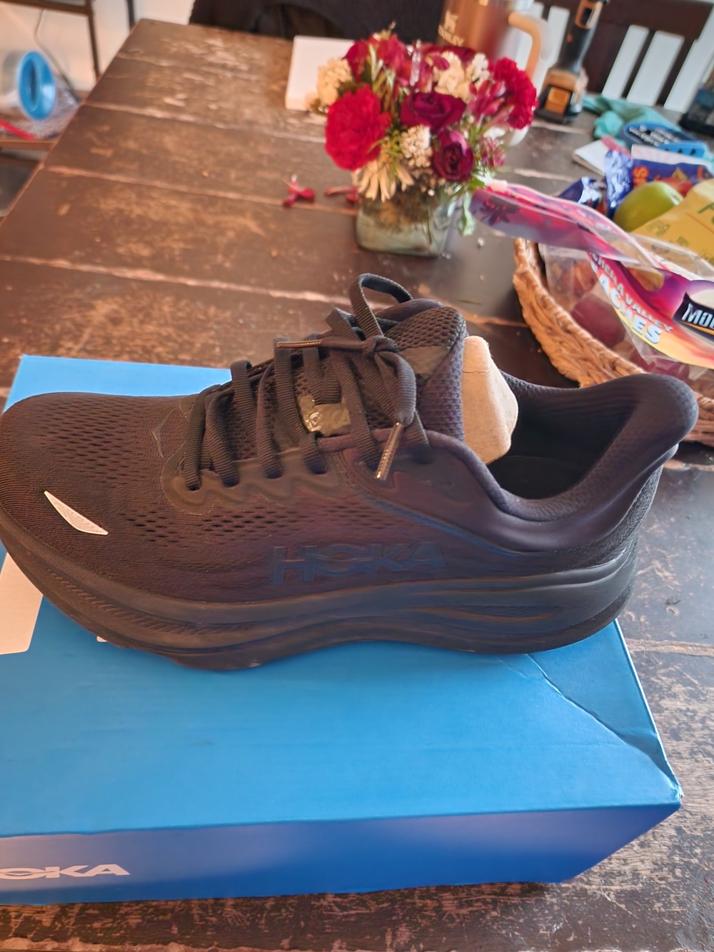 Hoka Women's Black Athletic Running Shoes